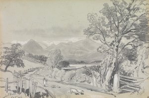 德温特沃特，1836 年 9 月 作者 爱德华·李尔