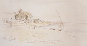 埃及埃斯内，1854年 作者 爱德华·李尔