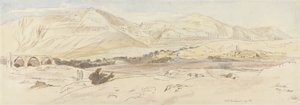 耶利哥，1858年5月7日（157），1858年（wc和钢笔墨水在纸上） 作者 爱德华·李尔