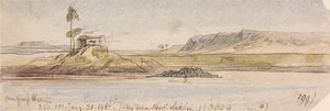 1867 年 1 月 31 日（299）下午 3 时 40 分，Garf Hossayn 附近 作者 爱德华·李尔