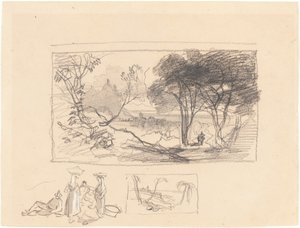 在意大利的素描[直页]，18391845年。 作者 爱德华·李尔
