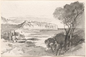 跨越海湾的风景（摩纳哥） 作者 爱德华·李尔