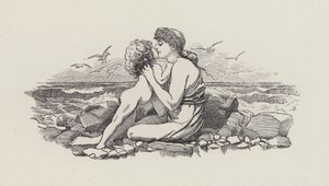 Illustration for The Water-Babies by Charles Kingsley (engraving) 作者 爱德华·林利（之后）桑伯恩