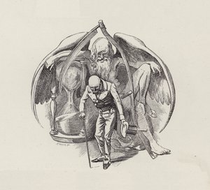 查尔斯·金斯利的《水宝宝》插图（版画） 作者 爱德华·林利（之后）桑伯恩