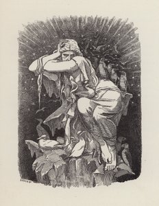 查尔斯·金斯利的《水宝宝》插图（版画） 作者 爱德华·林利（之后）桑伯恩