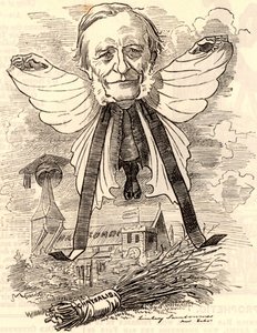 Caricature of George Granville Bradley 作者 爱德华·林利·桑伯恩