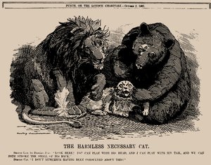 无害的必要的猫。潘趣》，1907年10月2日，1907年。 作者 爱德华·林利·桑伯恩