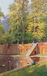 Nishat Bagh的露台
