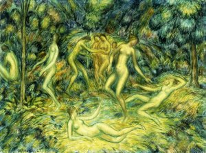 若虫跳舞，1918年 作者 爱德华·米德尔顿·曼尼高