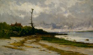 R.I.纽波特附近的风景，约1877-1878年。