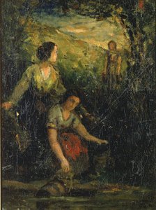饮水池（三个女人在水边） 作者 爱德华·米切尔·班尼斯特