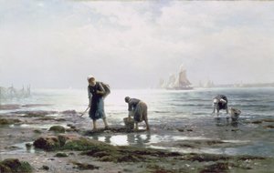 牡蛎采集者，1883年