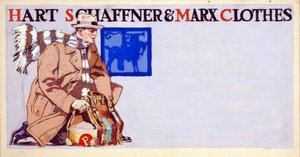 Hart，Schaffner和Marx Clothes，pub的广告。 1900