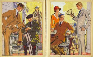 Hart，Schaffner和Marx Clothes，pub的广告。 1900