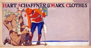 Hart，Schaffner和Marx Clothes，pub的广告。 1900