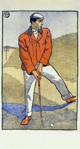 六月-七月，细节来自1931年高尔夫日历，酒吧。 1931年 作者 爱德华·彭菲尔德