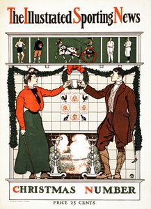插图体育新闻，圣诞节编号，1900（彩色石版画） 作者 爱德华·彭菲尔德