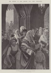 爱德华七世国王第一届议会开幕 作者 Edward Read