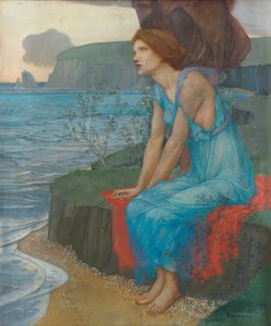 纳克索斯岛上的阿里阿德涅（画布上的蛋彩画）
