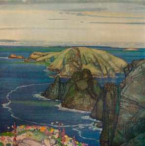 Brecqhou岛，Off Sark，c1921 作者 爱德华·雷金纳德·弗兰普顿