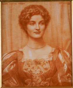 希尔达·德·泰布斯（Hilda Virtue Tebbs）肖像，1897年 作者 爱德华·罗伯特·休斯