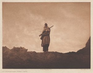 作品集 III，图版 110：山羊猎人 作者 爱德华·S·柯蒂斯