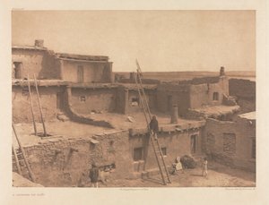 作品集 XVII，图版 615：祖尼一角 作者 大学出版社