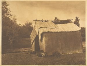 垫子屋--斯科科米什，1912年。 作者 爱德华警长柯蒂斯