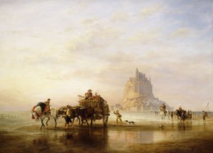 圣米歇尔山，1840年