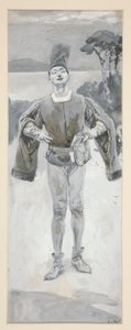 Autolycus，《莎士比亚歌谣和歌谣音乐插图》插图 作者 埃德温奥斯汀修道院