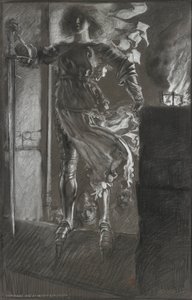 La Pucelle，选自《亨利六世国王》，第一部分，第三幕，第二场 作者 埃德温奥斯汀修道院