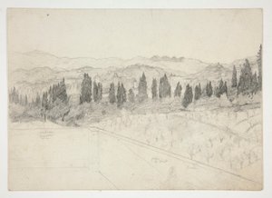 从阳台看到的罗马（？）风景（正面）；海景（背面） 作者 埃德温奥斯汀修道院