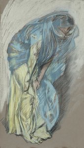 黄裙蓝纱女子研究 作者 埃德温奥斯汀修道院