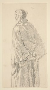 长袍男子研究 作者 Edwin Austin Abbey
