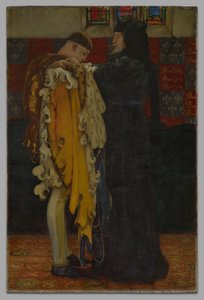 国王致威尔士亲王 作者 Edwin Austin Abbey