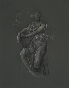 宾夕法尼亚州议会大厦壁画项目的不明人物研究，哈里斯堡，1902-1911 年 作者 埃德温奥斯汀修道院