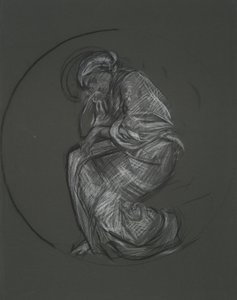 宾夕法尼亚州议会大厦壁画项目的不明人物研究，哈里斯堡，1902-1911 年 作者 埃德温奥斯汀修道院