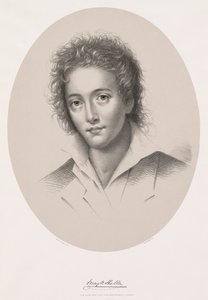 珀西-比什-雪莱，1867年。 作者 埃德温·拜尔豪斯