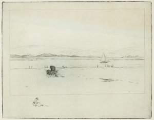 河口上（蚀刻版画）
