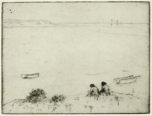 海边写生（蚀刻）
