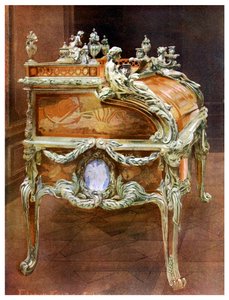 路易十五的书桌，卢浮宫，巴黎，1911-1912年。