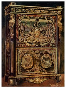 直立的秘书，1911-1912年。