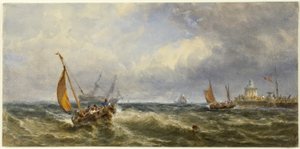 海岸景观（含运费 作者 埃德温·海斯（Edwin Hayes）