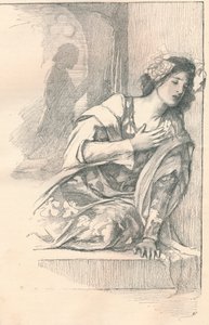 布拉什菲尔德斯夫人客厅剧作的插图部分，c1901 作者 埃德温·霍兰·布拉德菲尔德