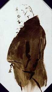 悉尼史密斯（1771-1845）c.1821（铅笔和纸上的wc） 作者 埃德温·兰瑟