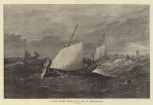 一个交易Lugger为善良的船舶制造 作者 Edwin Weedon