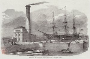 入口码头和泵房，Keyham Steam-Yard