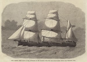 HMS亚马逊，螺旋战争的Sloop，被与Cork Steam-Packet Osprey碰撞摧毁