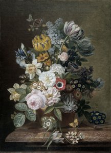 静物与花 作者 埃尔克·耶勒斯·埃尔克玛