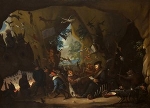 地狱中的加尔文 作者 埃格伯特·范·海姆斯克（Egbert van Heemskerk）